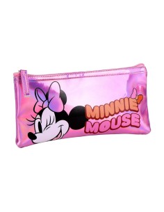 Trousse d'écolier Minnie Mouse Rose 22,5 x 11,5 x 1,5 cm 2