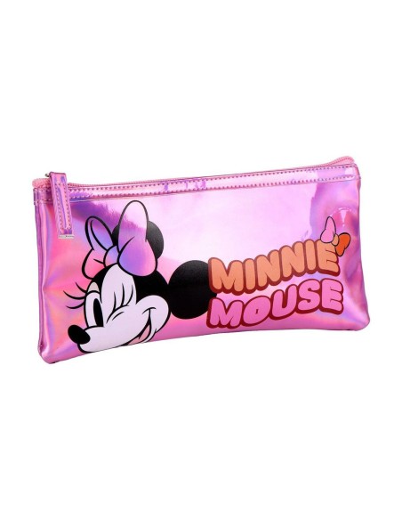 Trousse d'écolier Minnie Mouse Rose 22,5 x 11,5 x 1,5 cm
