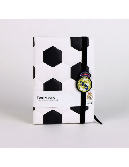 Cahier Real Madrid C.F. Blanc 15 x 21 x 2 cm