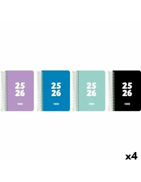 Agenda ENRI 1/4 15 x 21 cm 2025-2026 (4 Unités)