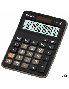 Calculatrice Casio MX-12B Noir 14,7 x 10,6 x 2,9 cm (10 Unités)