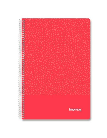 Cahier Imprex Rouge Din A4 80 Volets (4 Unités)
