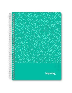 Cahier Imprex Vert A5 80 Volets (4 Unités) 2