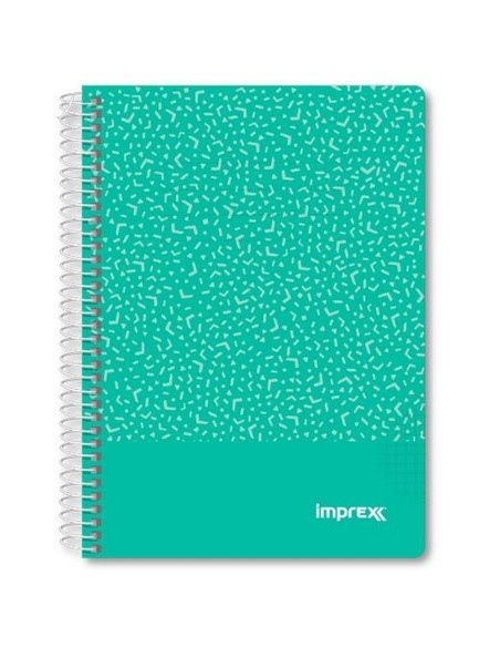 Cahier Imprex Vert A5 80 Volets (4 Unités)