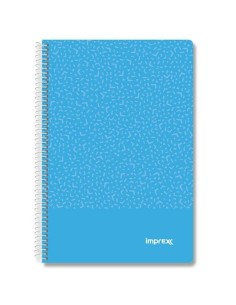Cahier Imprex Bleu Din A4 80 Volets (4 Unités) 2