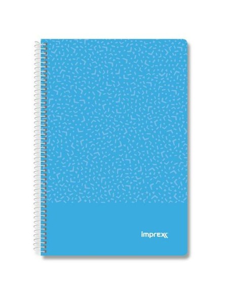 Cahier Imprex Bleu Din A4 80 Volets (4 Unités)