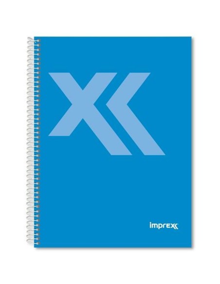 Cahier Imprex Bleu Din A4 80 Volets (4 Unités)