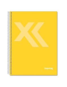 Cahier Imprex Jaune Din A4 80 Volets (4 Unités) 2