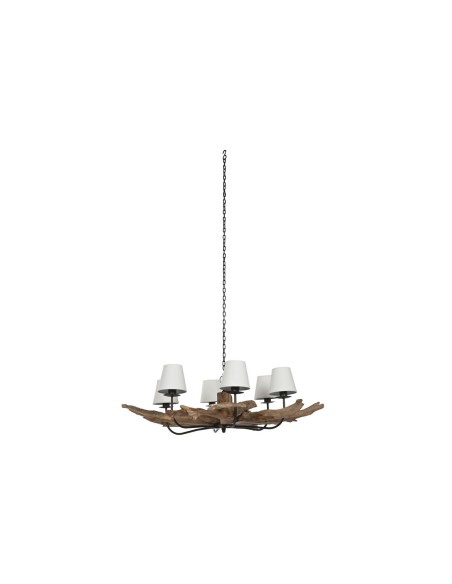 Suspension Home ESPRIT Fer bois de teck 130 X 130 X 35 cm