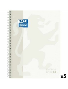 Cahier Oxford CLASSIC EUROPEANBOOK Blanc A4 80 Volets (5 Unités)