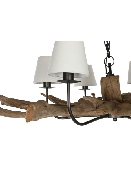Suspension Home ESPRIT Fer bois de teck 130 X 130 X 35 cm