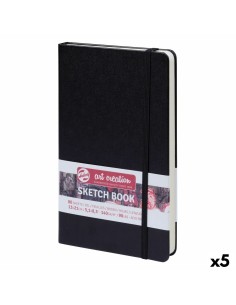 Carnet de croquis Talens Art Creation Sketch Book Noir 80 Volets 13 x 21 cm (5 Unités)