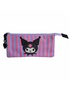 Trousse Fourre-Tout Triple Kuromi 44 x 30 x 20 cm
