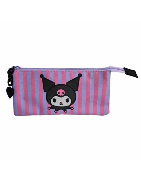 Trousse Fourre-Tout Triple Kuromi 44 x 30 x 20 cm