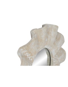 Miroir mural Home ESPRIT Blanc Décapé Taillé 76 x 7 x 76 cm 2