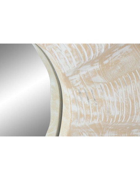 Miroir mural Home ESPRIT Blanc Décapé Taillé 76 x 7 x 76 cm