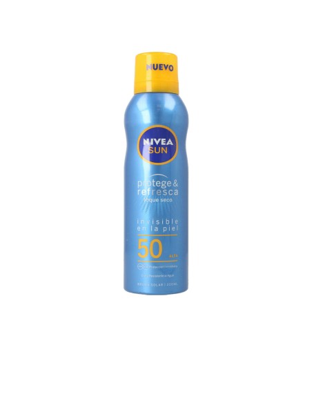 Spray Protecteur Solaire Nivea Sun Protege&Refresca Bruma Solar Invisible Spf50 Spf 50 200 ml