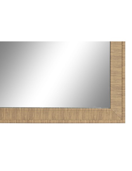 Miroir mural Home ESPRIT Marron Naturel Scandi 93,5 X 2,5 X 134 cm (2 Unités)