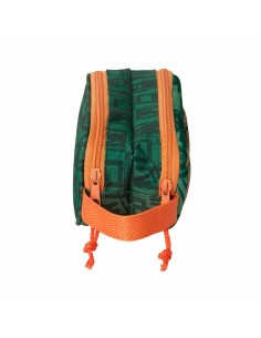 Trousse Fourre-Tout Double Jurassic World Vert foncé 21 x 8 x 6 cm 3D 2