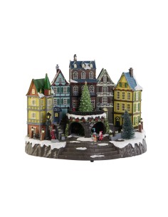 Décorations de Noël DKD Home Decor Multicouleur Musical 40 x 26 x 32,5 cm