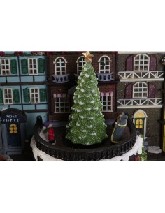 Décorations de Noël DKD Home Decor Multicouleur Musical 40 x 26 x 32,5 cm 2