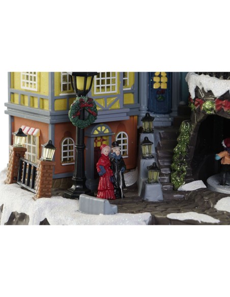 Décorations de Noël DKD Home Decor Multicouleur Musical 40 x 26 x 32,5 cm