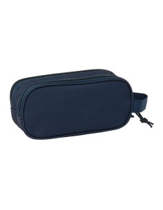 Trousse Fourre-Tout Double Real Madrid C.F. Blanc Blue marine 21 x 8 x 6 cm 2