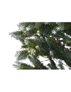 Sapin de Noël Home ESPRIT Vert Métal Polyéthylène Enneigé 130 x 130 x 210 cm 2