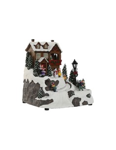 Décorations de Noël Home ESPRIT Multicouleur Musical 24 X 23,5 X 25 cm