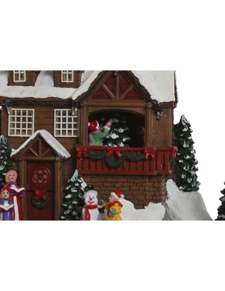 Décorations de Noël Home ESPRIT Multicouleur Musical 24 X 23,5 X 25 cm