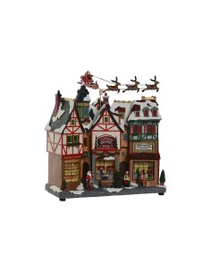 Décorations de Noël Home ESPRIT Multicouleur Musical 34 X 15 X 32 cm