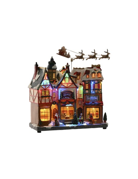 Décorations de Noël Home ESPRIT Multicouleur Musical 34 X 15 X 32 cm