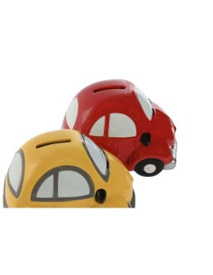 Tirelire Home ESPRIT Dolomite Voiture 15 X 9 X 10,5 cm (2 Unités) 2