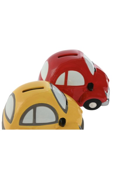 Tirelire Home ESPRIT Dolomite Voiture 15 X 9 X 10,5 cm (2 Unités)