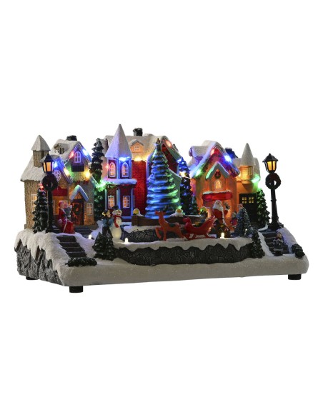 Décorations de Noël Home ESPRIT Multicouleur Musical 32 X 18,5 X 19 cm