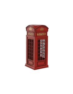 Tirelire Home ESPRIT Métal Vintage Cabine 12 x 12 x 28,5 cm