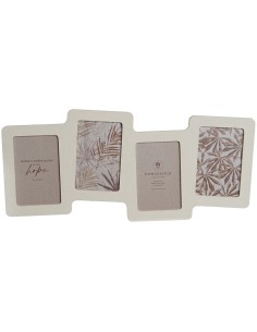 Cadre photo Home ESPRIT Beige Verre Bois MDF Scandinave 50 X 2 X 22 cm