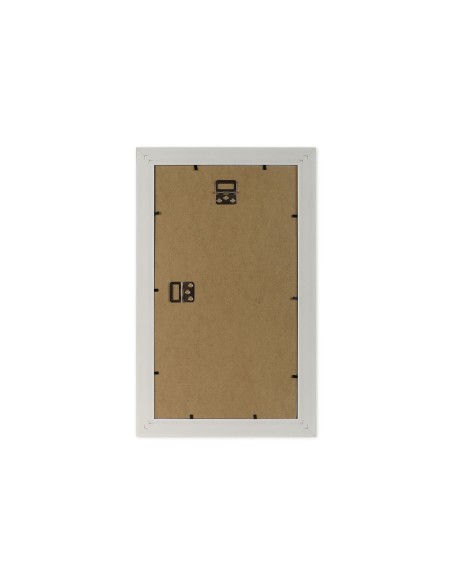 Cadre photo Home ESPRIT Blanc Marron Beige Naturel Verre polystyrène Scandinave 26 X 2 X 44 cm (4 Unités)