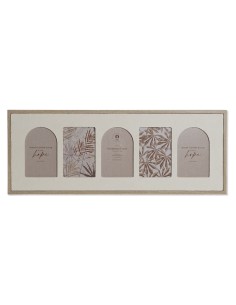 Cadre photo Home ESPRIT Beige Verre Bois MDF Scandinave 60 X 3 X 34 cm