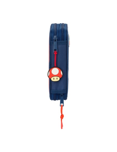 Fourre-tout Super Mario Trick Rouge Bleu foncé 12.5 x 19.5 x 4 cm 29 Pièces