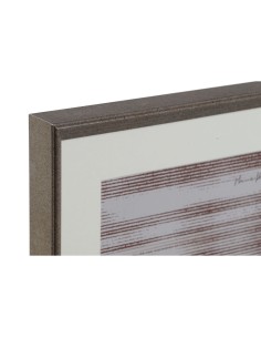 Cadre photo Home ESPRIT Marron Naturel Verre polystyrène Urbaine 34 x 3 x 34 cm (2 Unités) 2