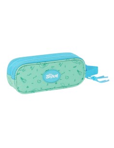 Trousse Fourre-Tout Double Stitch Aloha Turquoise 21 x 8 x 6 cm 2