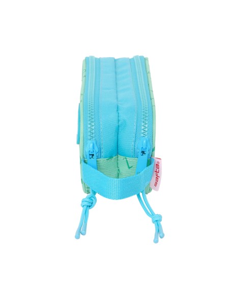 Trousse Fourre-Tout Double Stitch Aloha Turquoise 21 x 8 x 6 cm