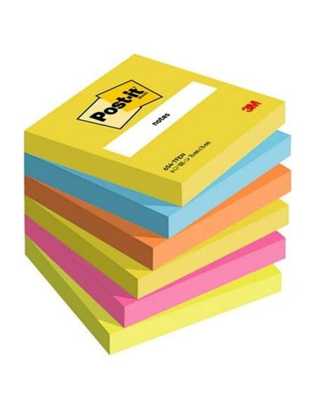 Bloc de Notes Post-it 76 x 76 mm Multicouleur 100 Volets (12 Unités)