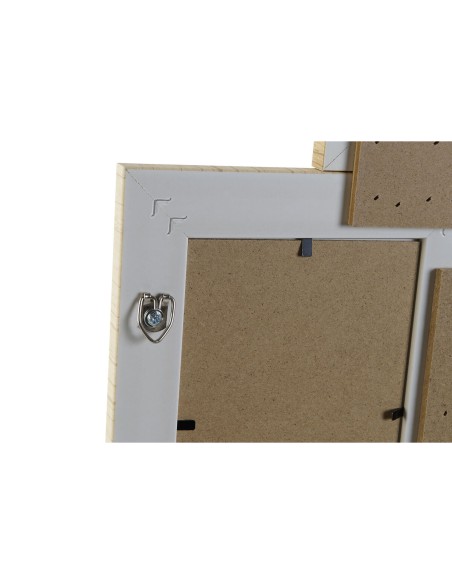 Cadre photo Home ESPRIT Beige Naturel Verre polystyrène Scandinave 60 X 2 X 59 cm
