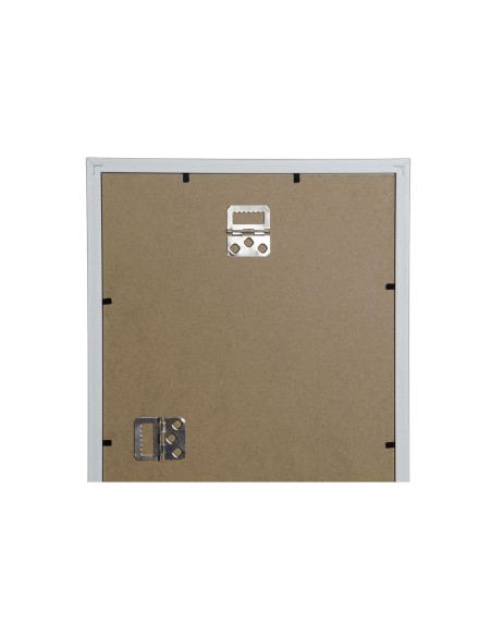 Cadre photo Home ESPRIT Blanc Marron Gris Verre polystyrène Urbaine 23 X 3 X 41 cm (2 Unités)