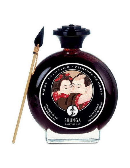 Peinture corporelle Shunga 6500_13482 Chocolat (100 ml) (100 ml)