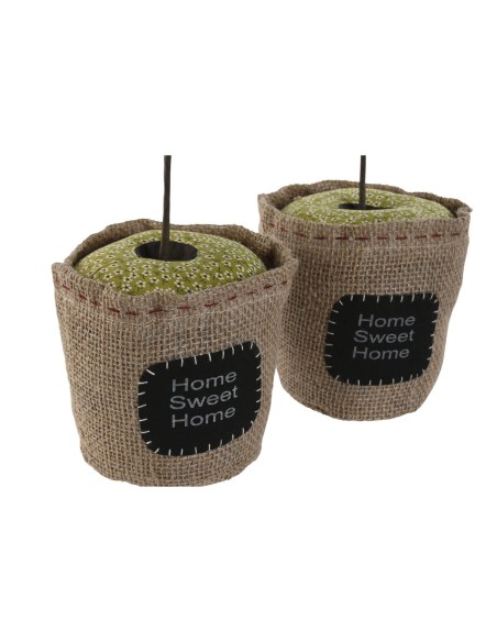 Support de porte Home ESPRIT PVC 18 x 18 x 36 cm (2 Unités)