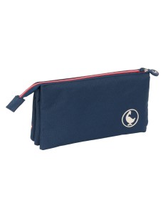 Trousse Fourre-Tout Triple El Ganso Classic Blue marine 22 x 12 x 3 cm 2