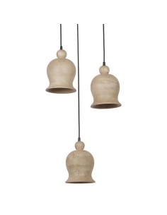 Suspension Home ESPRIT Bois de manguier 38 x 38 x 32 cm
